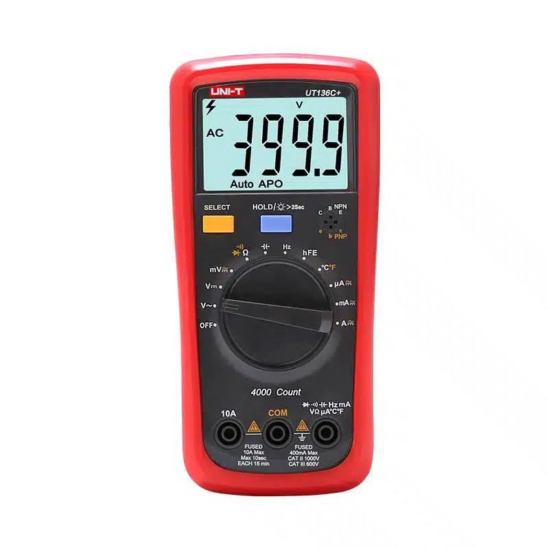 مولتی متر دیجیتال +UT136C برند UNI-T مولتی متر دیجیتال +UT136C برند UNI-T